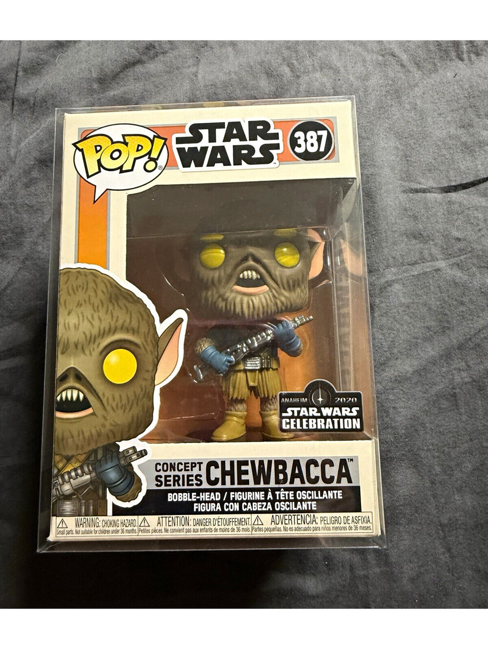 Funko Star Wars Pop! Vinyl Chewbacca Concept Series #387 SWC 2020 Excl